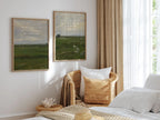 Anchor your home in serenity with this inspiring Christian wall art set. This collection of two framed scripture prints features calming pastoral landscapes paired with powerful promises of fullness of joy and restoration of the soul.