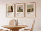 Discover peace with this inspiring Christian wall art set. This collection of three framed scripture prints features calming pastoral landscapes paired with powerful wisdom from the Bible, reminding you of God's perfect timing and provision.