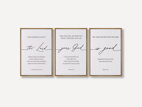 Bible Verse Wall Art & Christian Scripture Prints
