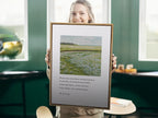 Fill your home with a daily song of praise with this inspiring Christian canvas wall art. This framed canvas print features a peaceful field painting paired with the iconic lyrics of The Doxology, celebrating God's blessing.
