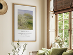 Framed Isaiah 58:11 Christian wall art displayed in a peaceful living room