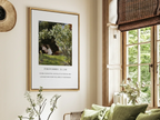 Proverbs 31 30 Christian wall art displayed in a peaceful living room