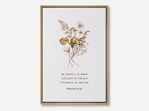 Christian Floral Wall Art & Canvas Prints