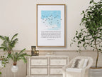 Anchor your heart in the gentle wisdom of Christ's provision with this inspiring Christian canvas wall art. This framed canvas print features a calming sky and bird design, paired with the full, comforting teaching from Matthew 6:26-27 on trusting God.