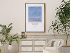 Invite the powerful gift of Christ's peace into your home with this inspiring Christian canvas wall art. This framed canvas print features a calming cloudscape painting paired with the comforting promise from John 14:27: "Peace I leave with you; my peace I give you."