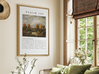Thanksgiving inspired Christian wall decor with Psalm 100