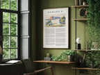 Romans 8 Bible verse wall art displayed in a Christian home study