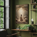 Prayer in Gethsemane Christian canvas art showing Jesus praying