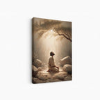 Prayer in Gethsemane Christian canvas art showing Jesus praying