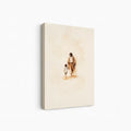 Walking with Jesus Christian canvas art showing Jesus holding a child’s hand